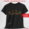 Tshirt avec silhouette PORSCHE 911 G - Texte personnalisable