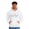 Hoodie mit PORSCHE 911 G Silhouette – Anpassbarer Text